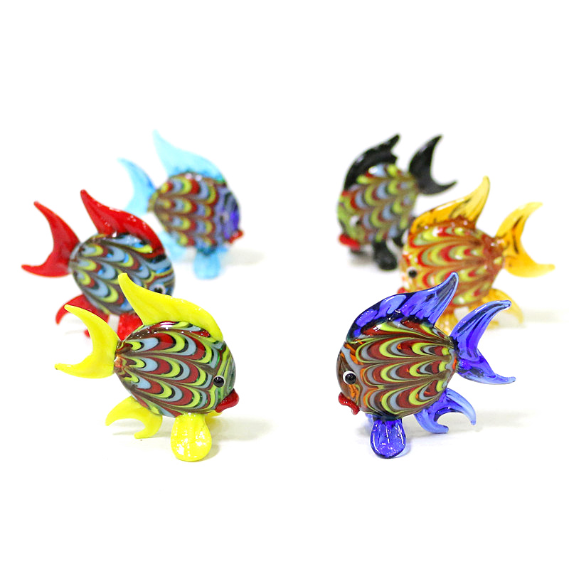 Aquarium Fish Items - Красочные мини-фигурки тропических рыб, милые крошечные