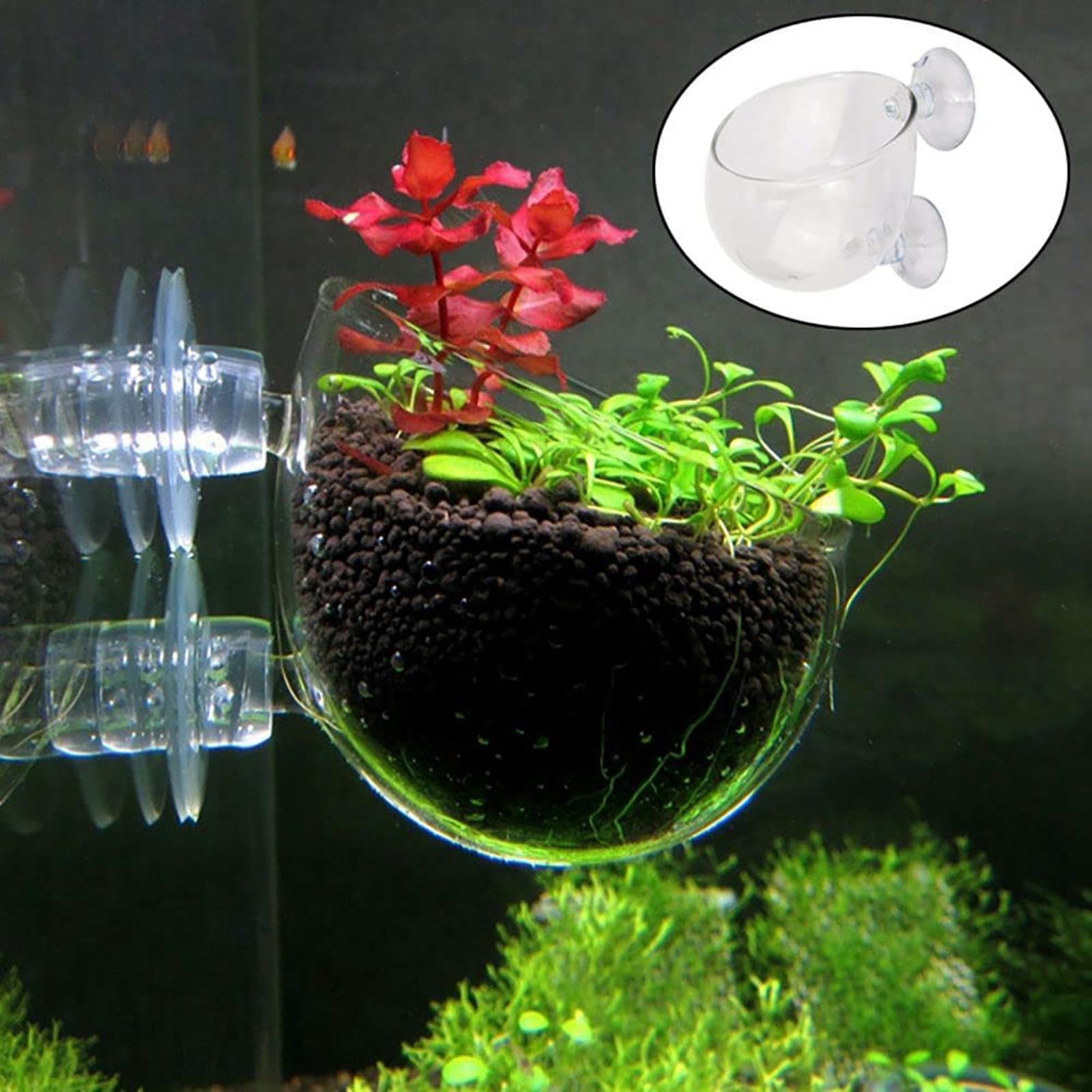 Aquarium Fish Pot - Горшок для водных растений, прозрачный акриловый