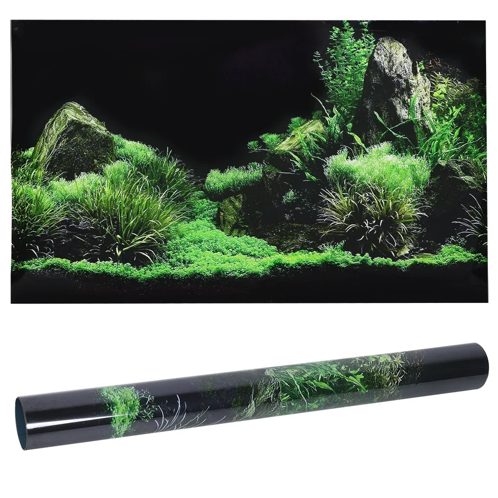 Фон для аквариума 3d наклейка  – обзор и цена Aquarium Fish Poster