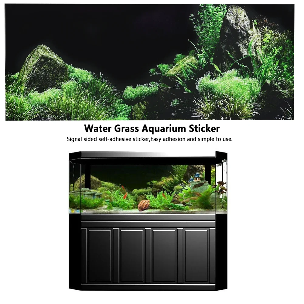 Фон для аквариума 3d наклейка  – обзор и цена Aquarium Fish Poster