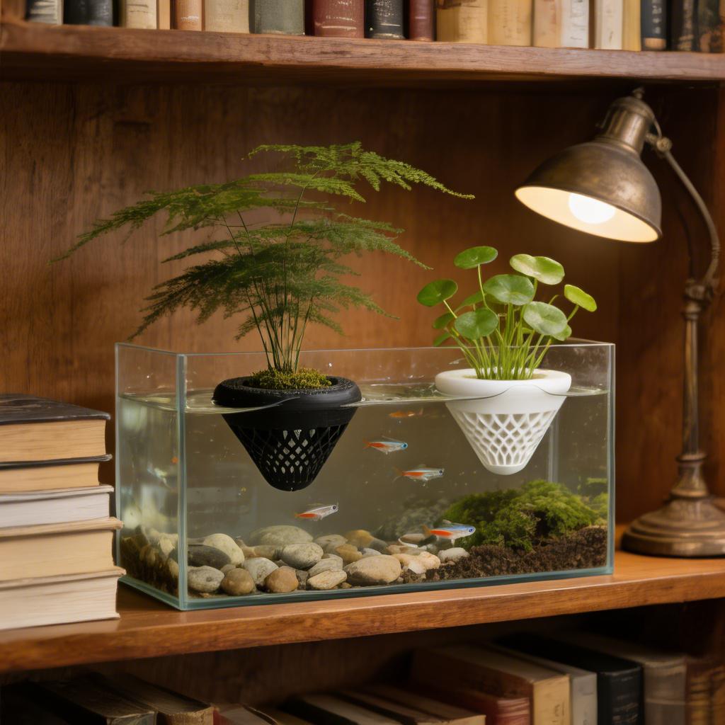 2 шт. плавающих держателей для – обзор и цена Aquarium Fish Pot