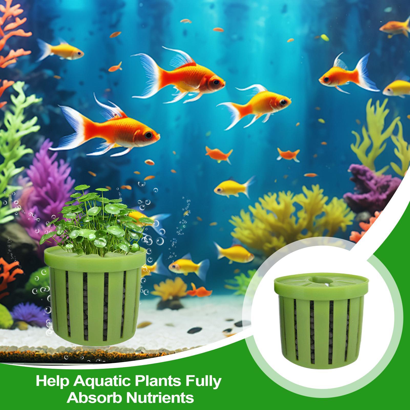 Набор из 4-х аквариумных горшк – обзор и цена Aquarium Fish Pot