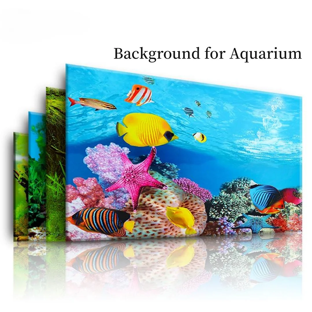 Фон для аквариума, 3D наклейка – обзор и цена Aquarium Fish Poster