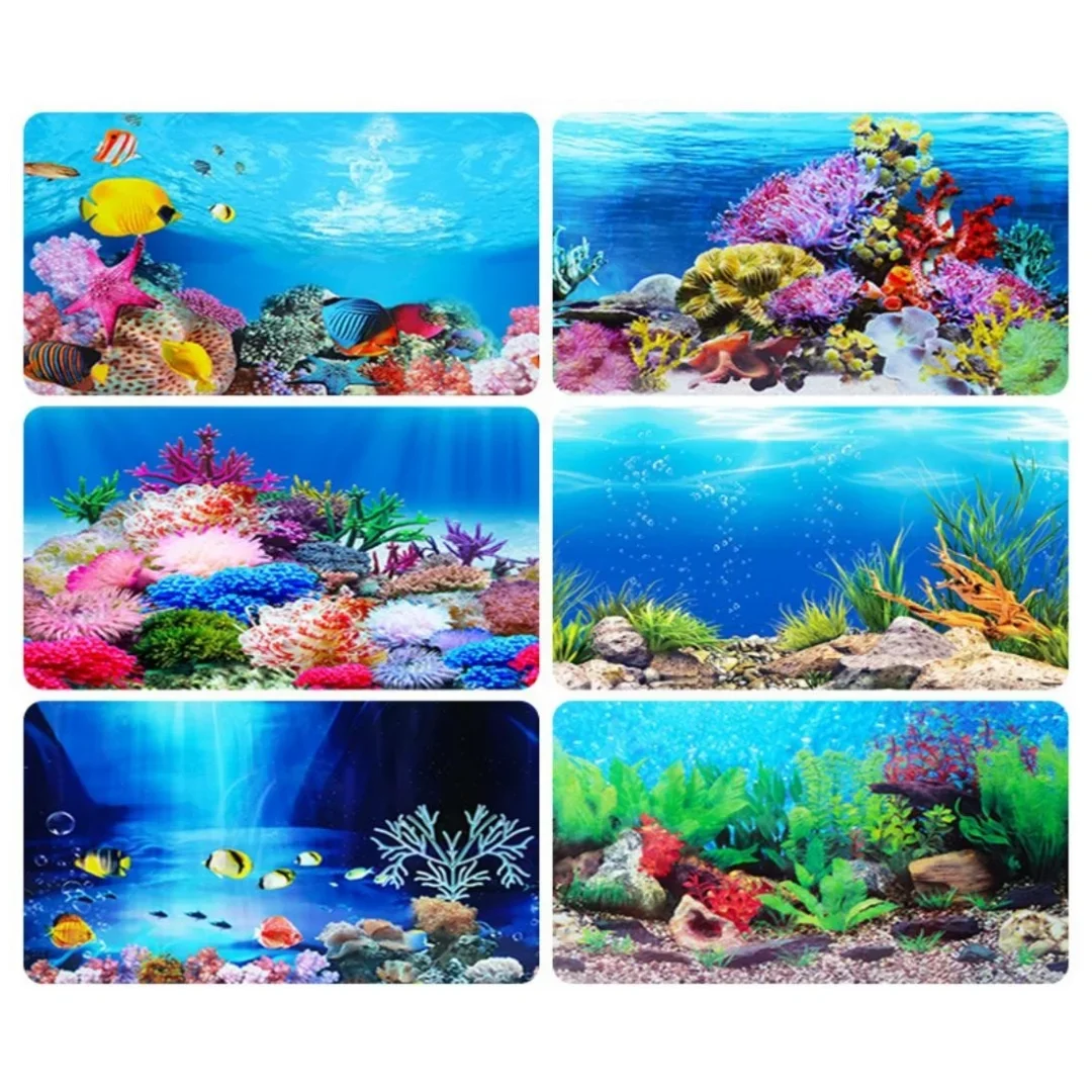 Фон для аквариума, 3D наклейка – обзор и цена Aquarium Fish Poster