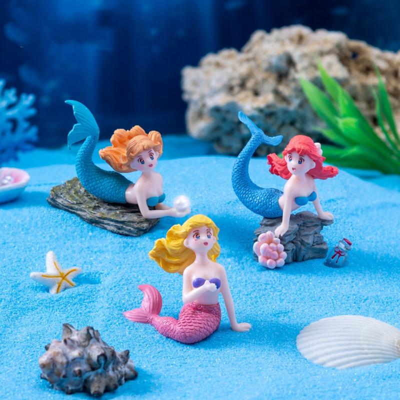 Набор из 4 пластиковых миниатю – обзор и цена Aquarium Fish Items