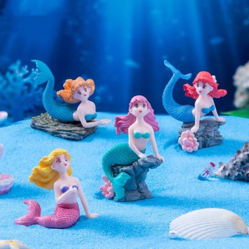 Набор из 4 пластиковых миниатю – обзор и цена Aquarium Fish Items