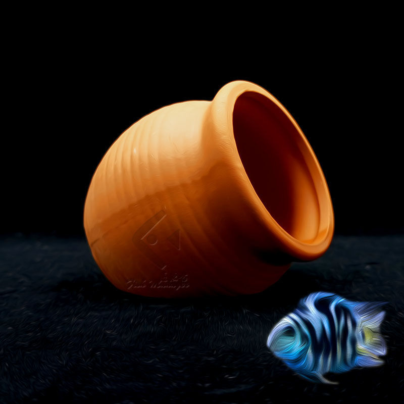 Мини-домик для рыбы в аквариум – обзор и цена Aquarium Fish Pot
