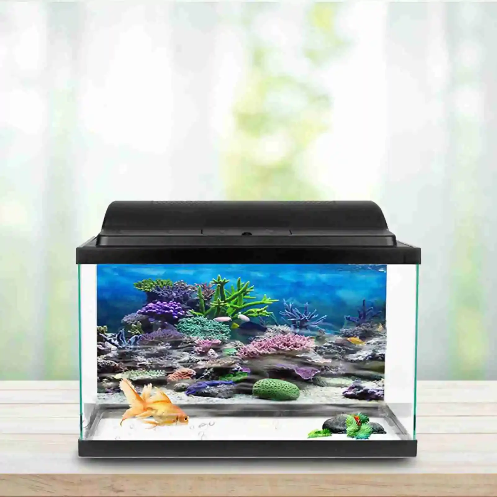 3D аквариум пейзаж постер троп – обзор и цена Aquarium Fish Poster