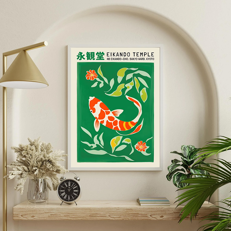 Японский эстетический постер с – обзор и цена Aquarium Fish Poster