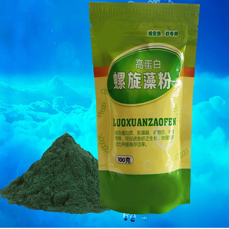 Бутылка с порошком спирулины,  – обзор и цена Aquarium Fish Vitamin