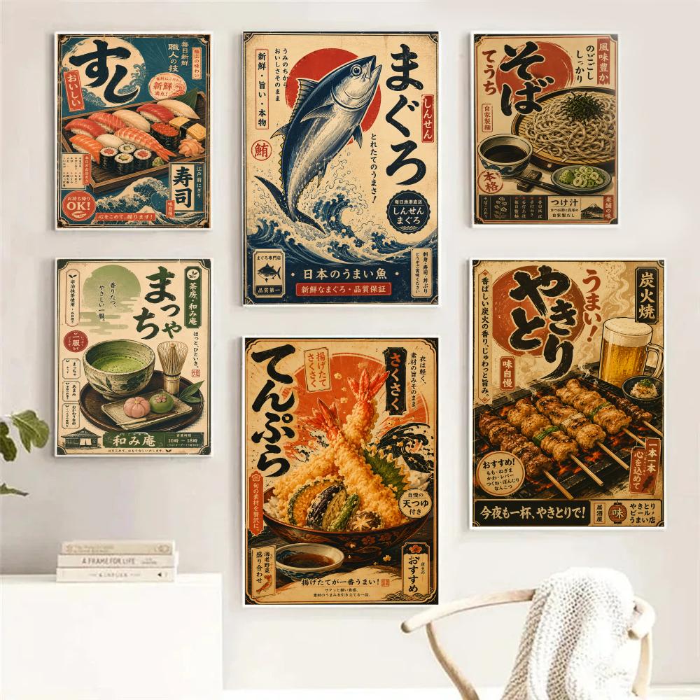 Винтажный японский постер с ка – обзор и цена Aquarium Fish Poster