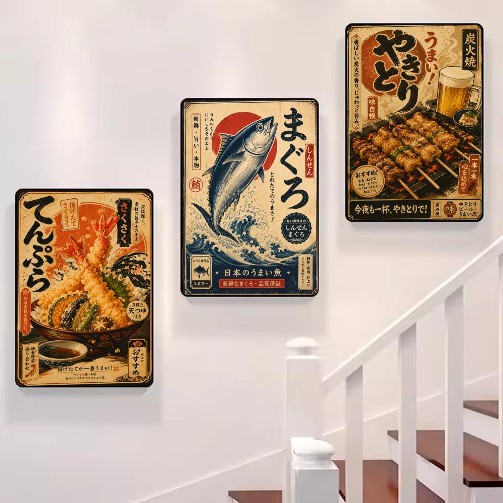 Винтажный японский постер с ка – обзор и цена Aquarium Fish Poster